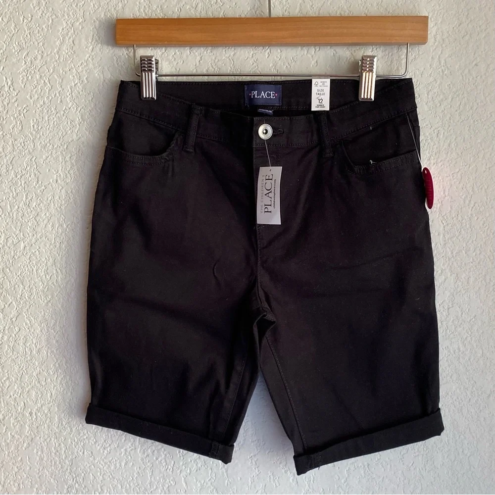 Children’s Place Size 12 Classic Black Shorts